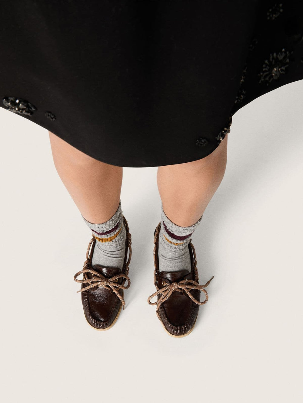 Golden Goose Women's Cruise loafer in glossy dark brown leather