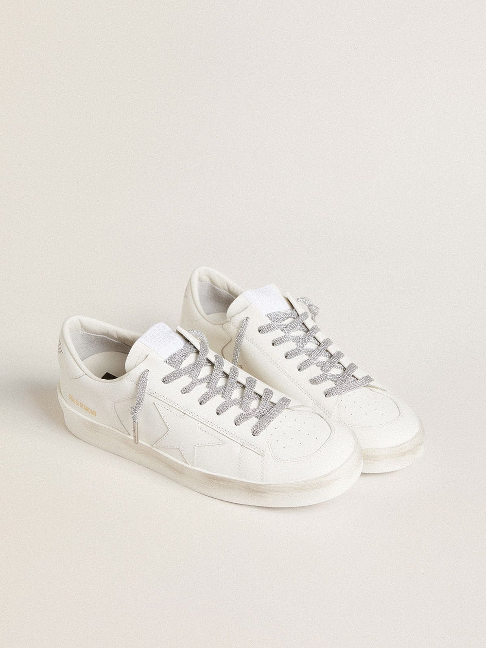Golden Goose Silver lurex laces