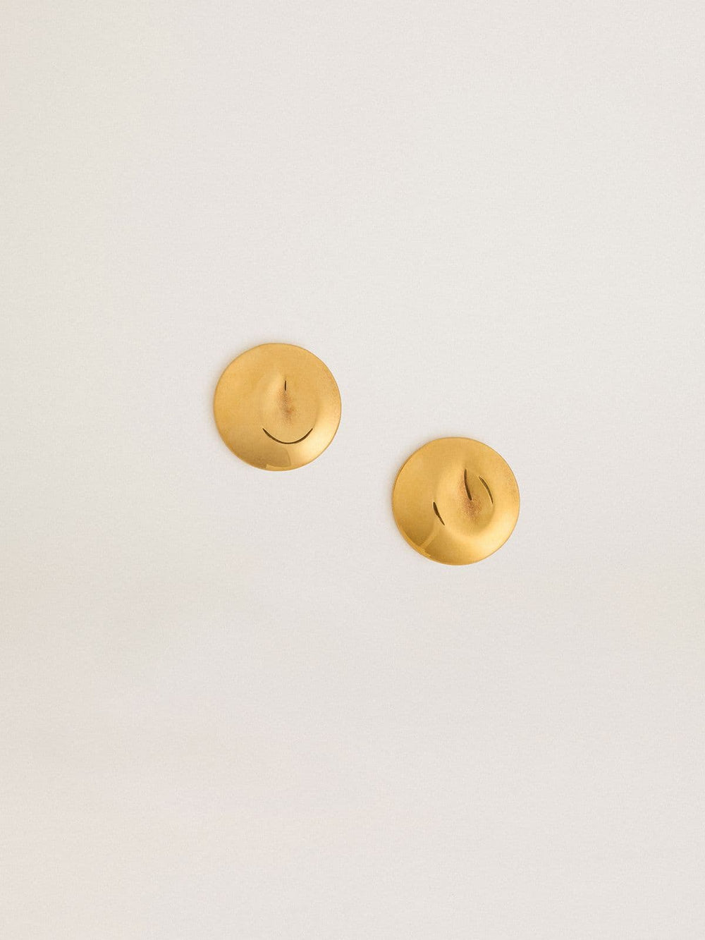 Golden Goose Gold circular earrings