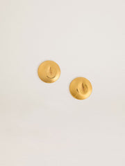 Golden Goose Gold circular earrings
