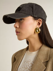 Golden Goose Gold circular earrings