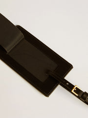 Golden Goose Black luggage tag