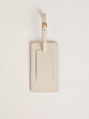 Golden Goose Worn white luggage tag