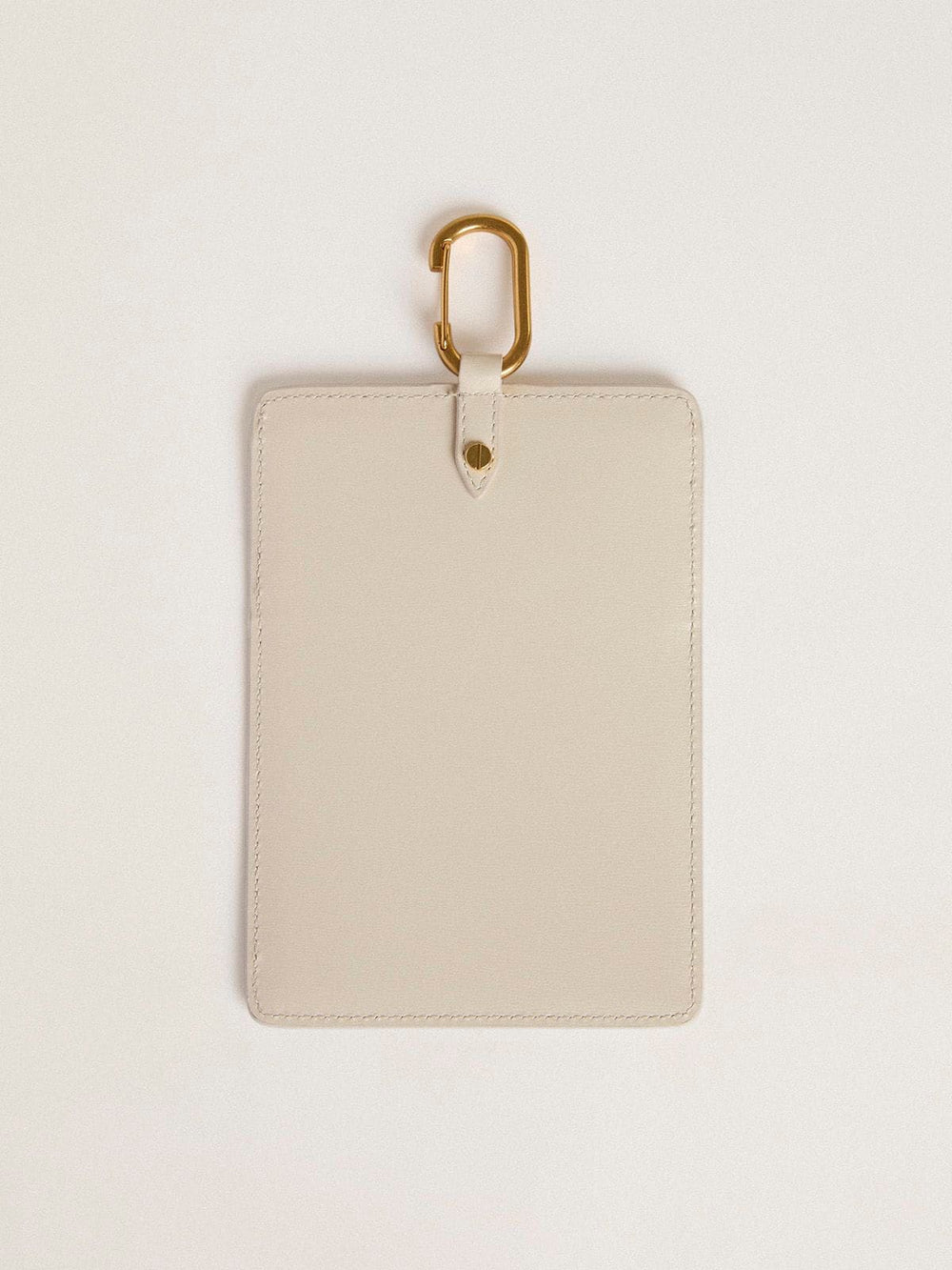 Golden Goose Worn white document holder