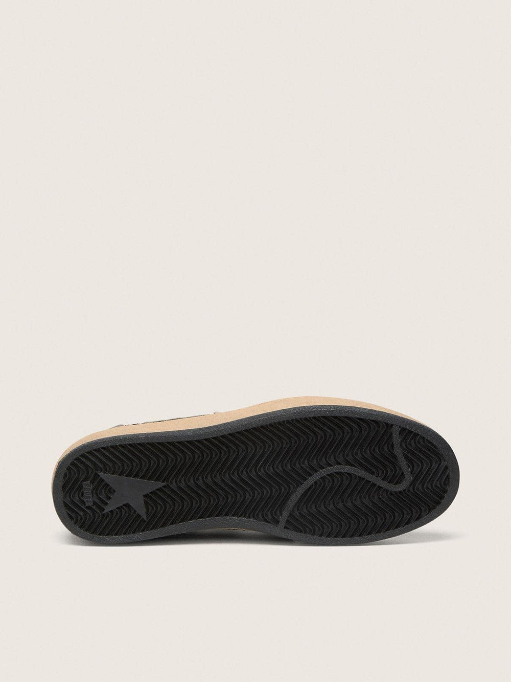 Golden Goose Women's gray and black Ball Star LTD in glitter with Skins