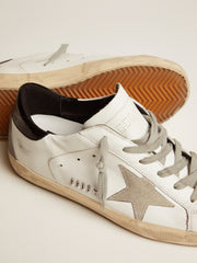 Golden Goose Women's Super-Star with black heel tab and metal stud lettering