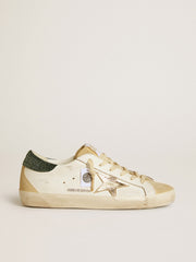 Golden Goose Women’s Super-Star LTD with leather star and Swarovski crystals heel tab