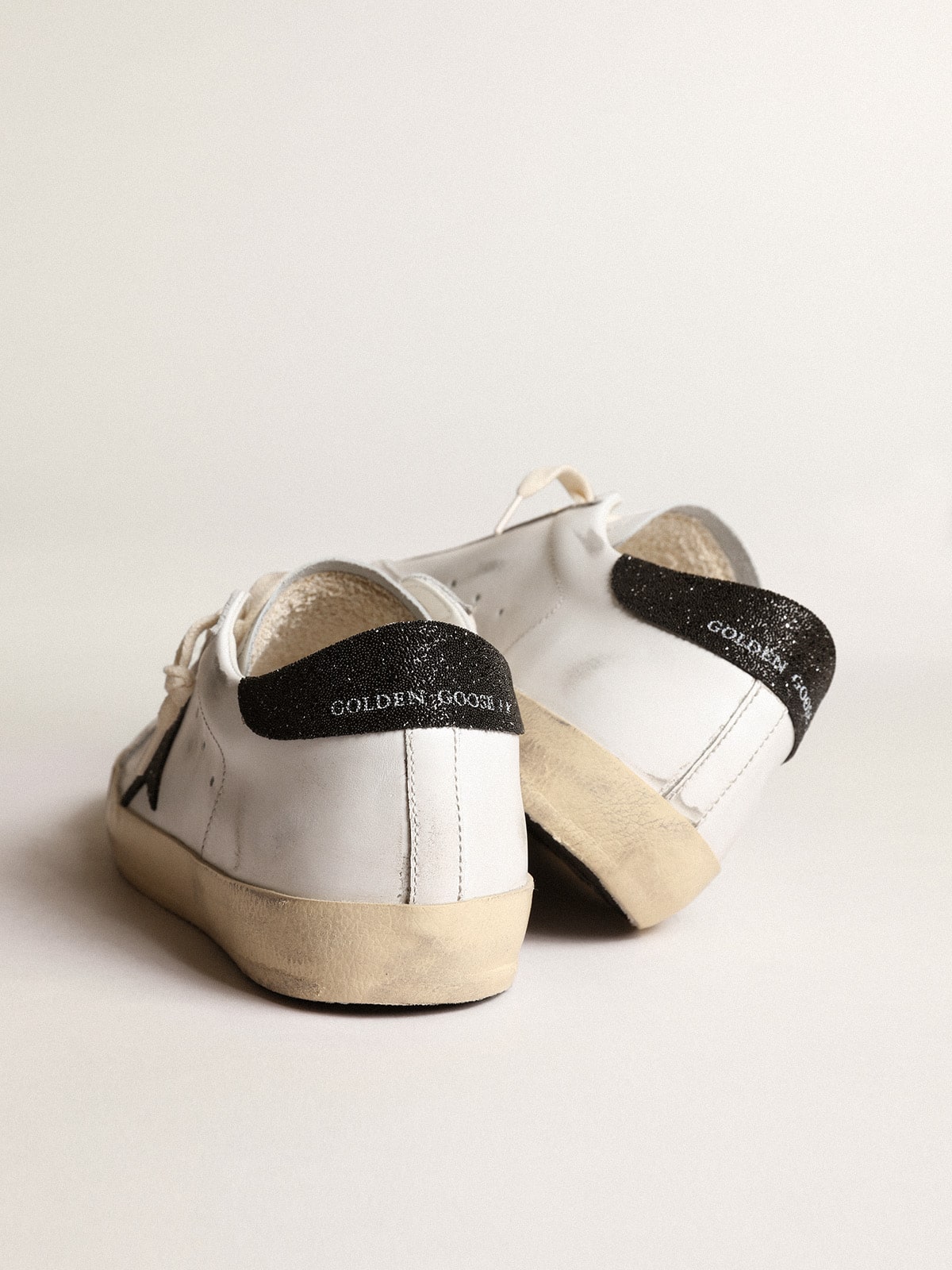 Golden Goose Sneaker black Swarovski crystals Super-Star LTD for women | Golden Goose