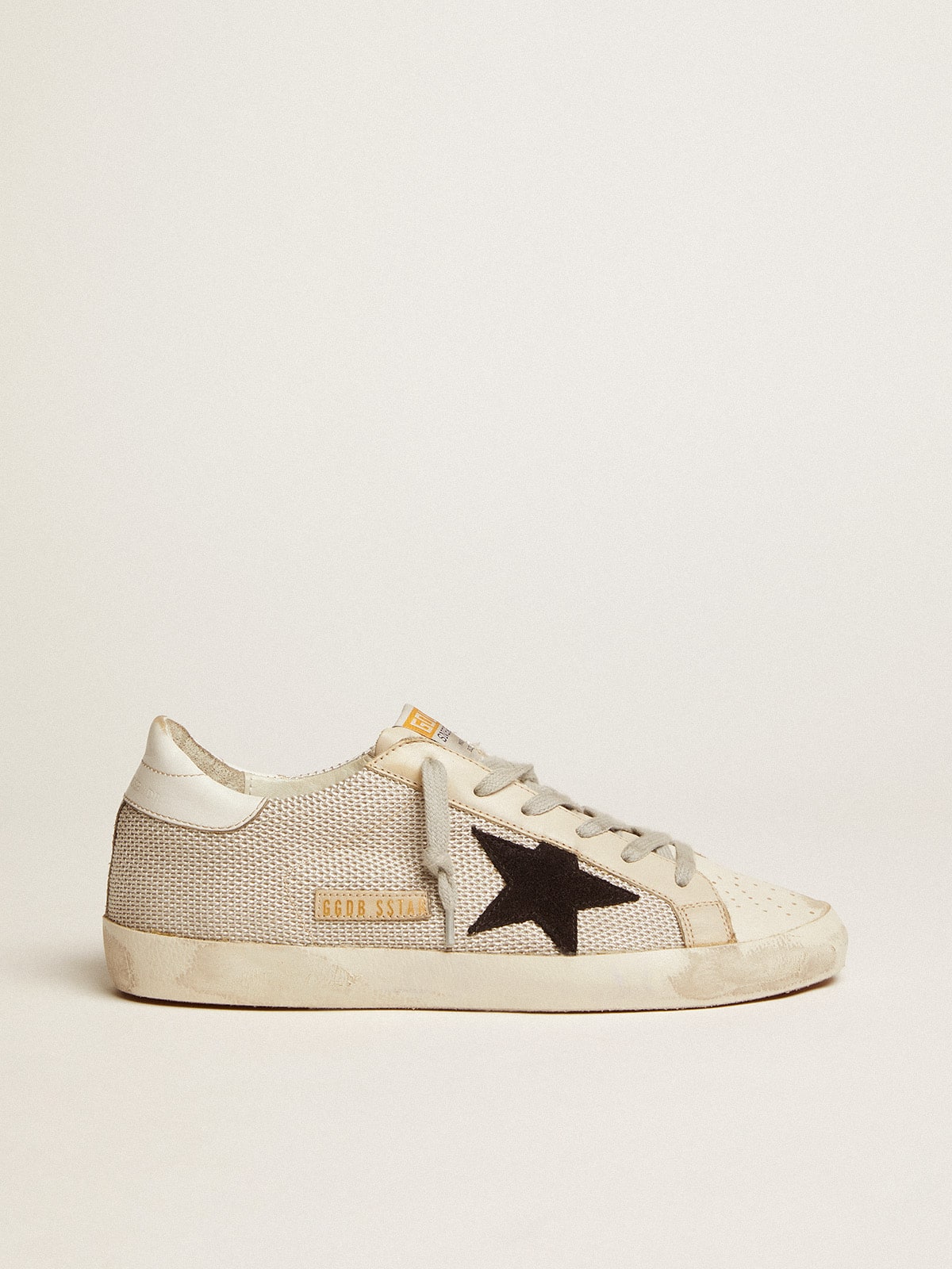 Golden Goose Women's Super-Star in leather with black star