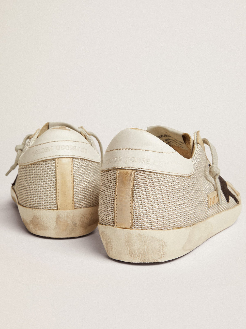 Golden Goose Women's Super-Star in leather with black star