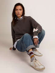 Golden Goose Women’s Super-Star sneakers with gold foxing | Golden Goose
