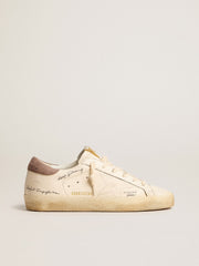 Golden Goose Women's Super-Star in nappa leather with perforated star and suede heel tab