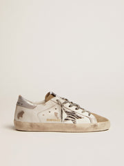 Golden Goose Women's Super-Star with zebra print pony skin star