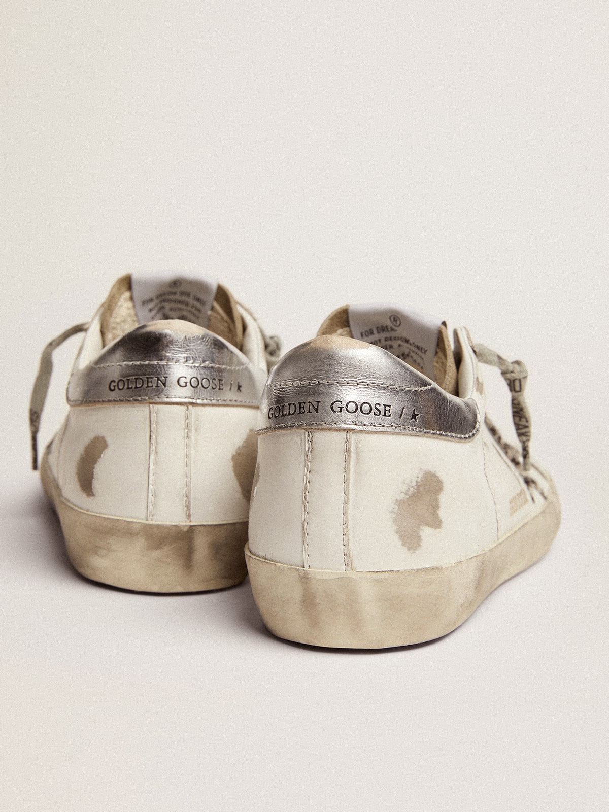 Golden Goose Women's Super-Star with zebra print pony skin star