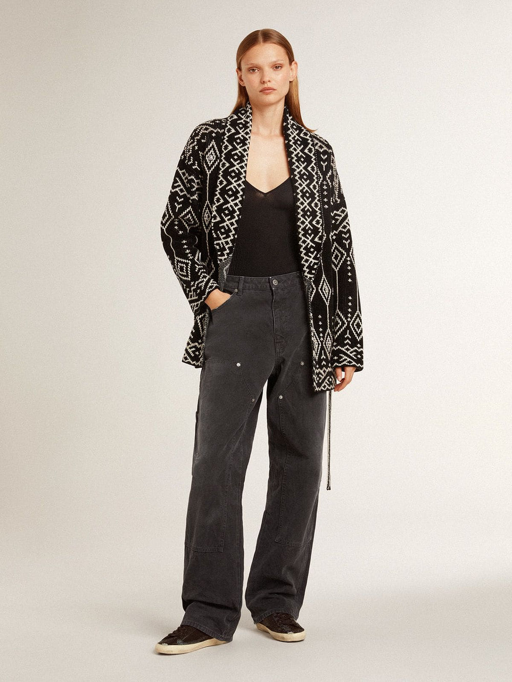 Golden Goose Women's Super-Star in suede and Swarovski crystals with silver star