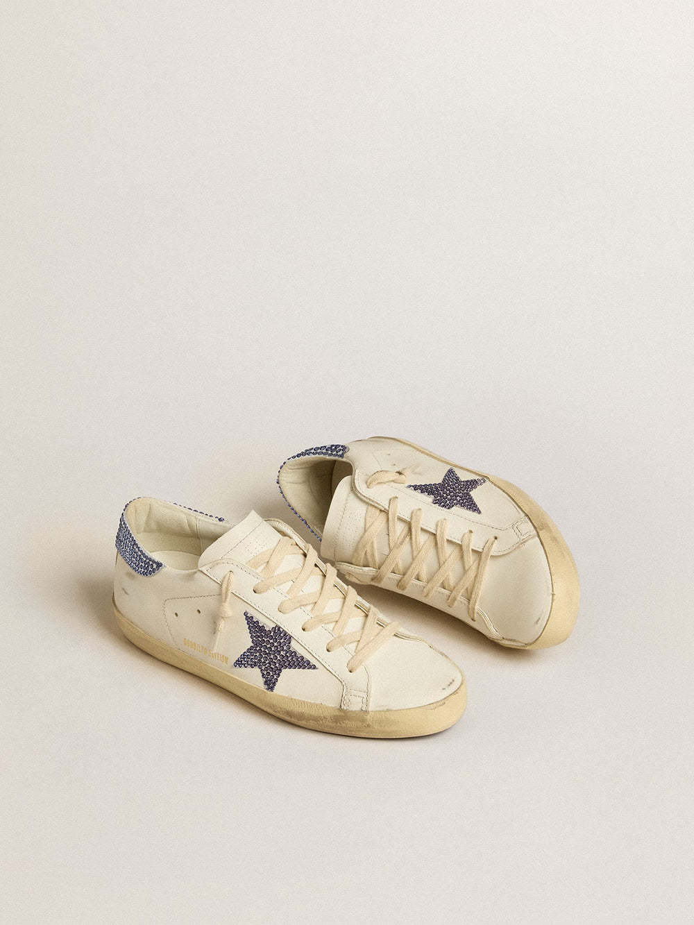 Golden Goose Sneaker Swarovski crystals Super-Star LTD for women | Golden Goose