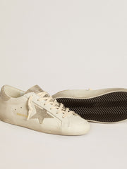 Golden Goose Women’s Super-Star in nappa leather with Swarovski crystal star and heel tab