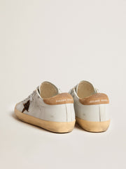 Golden Goose Women's Super-Star in nappa leather with pony skin star and suede heel tab
