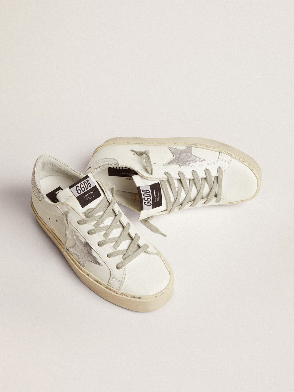 Golden Goose Women’s Hi Star sneakers with silver heel tab | Golden Goose