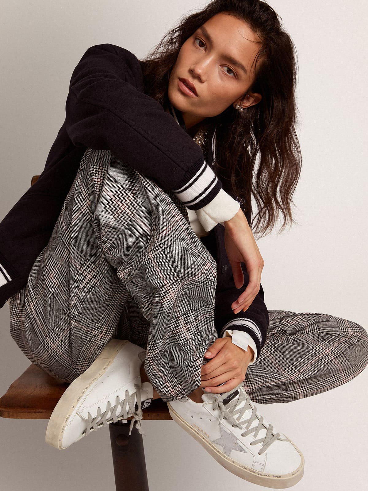 Golden Goose Women’s Hi Star sneakers with silver heel tab | Golden Goose