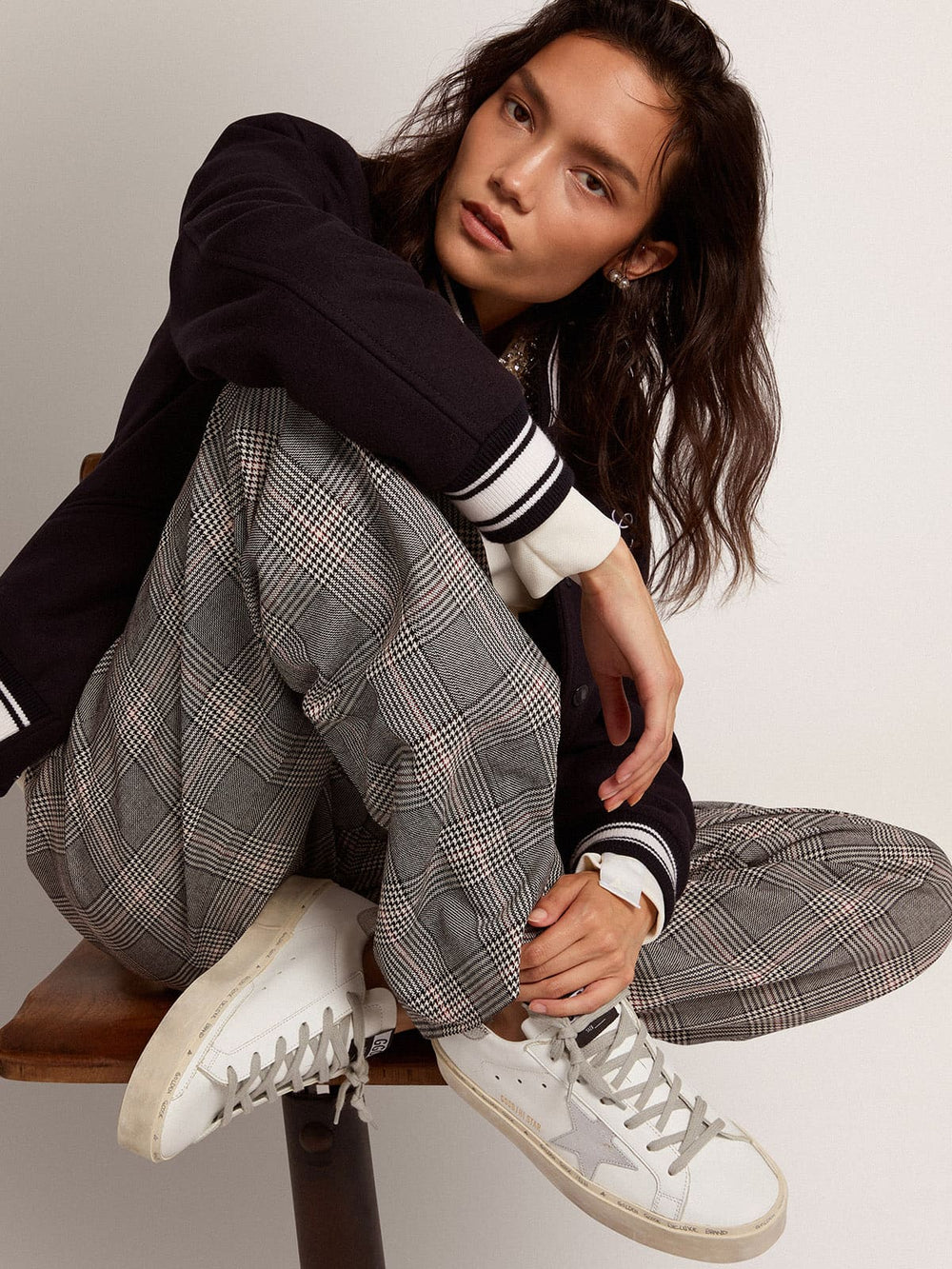 Golden Goose Women’s Hi Star sneakers with silver heel tab | Golden Goose