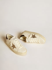 Golden Goose Hi Star  with Swarovski crystal star and black leather heel tab