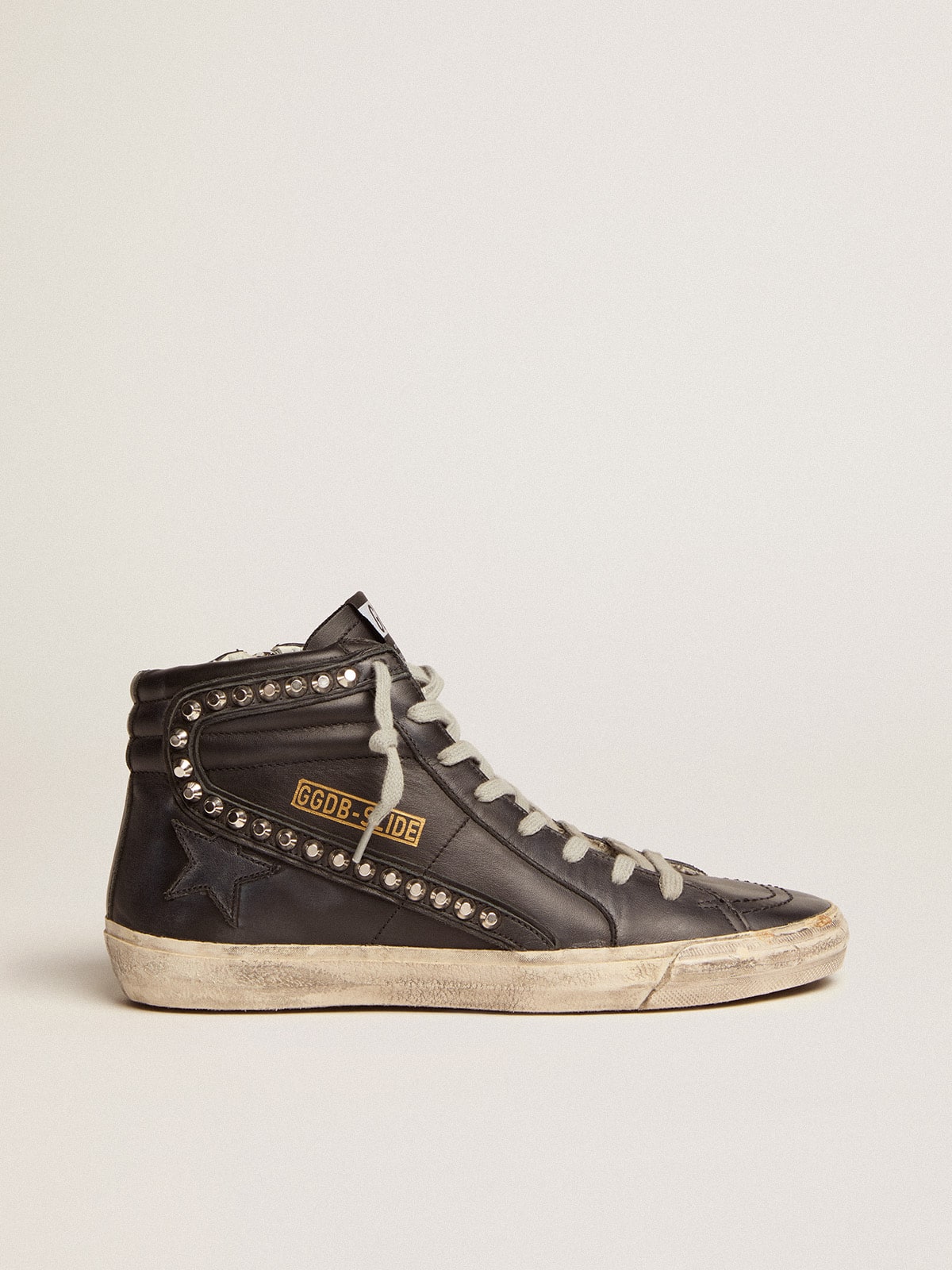 Golden Goose Women’s Slide high-top sneakers with studs | Golden Goose
