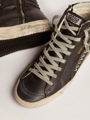 Golden Goose Women’s Slide high-top sneakers with studs | Golden Goose
