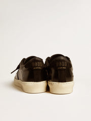 Golden Goose Women's Matchstar in black leather with black suede heel tab