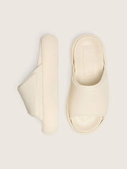 Golden Goose Women's Space-Star slip-ons in white leather