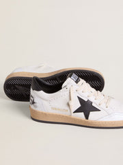 Golden Goose Women's Ball Star in nappa with black star and black heel tab
