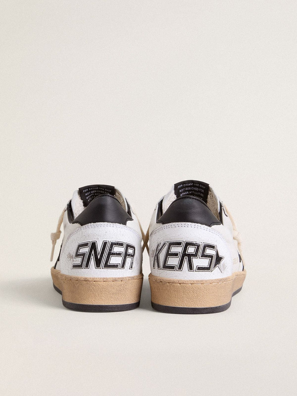Golden Goose Women's Ball Star in nappa with black star and black heel tab
