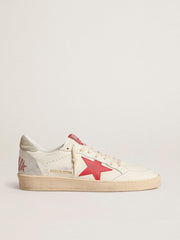 Golden Goose Valentine’s Day Women’s Ball Star with red leather star and red Swarovski lettering