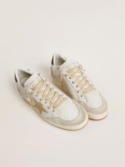 Golden Goose Women’s Ball Star LTD with beige star and black heel tab
