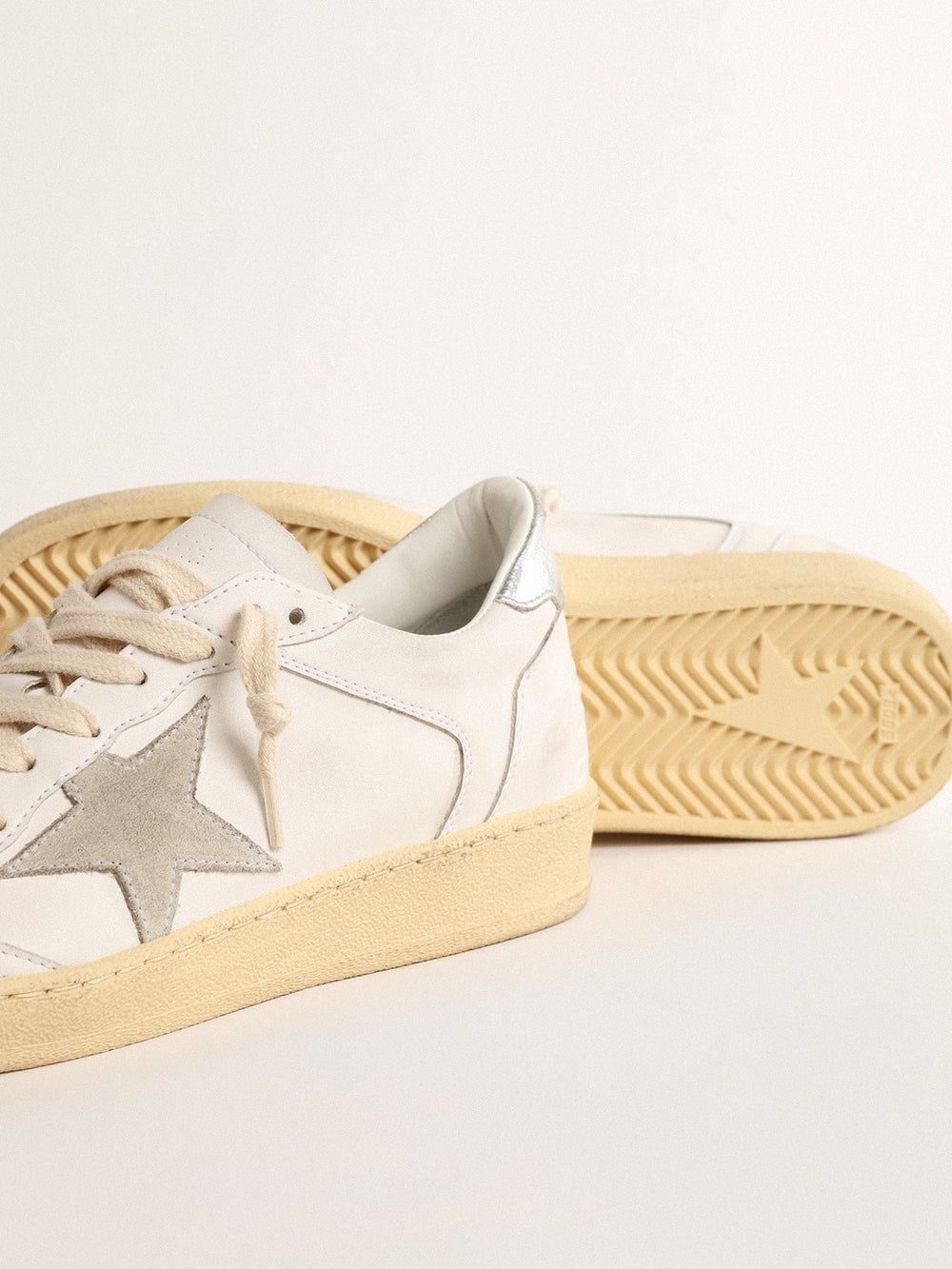 Golden Goose Ball Star with suede star and metallic leather heel tab