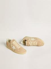 Golden Goose Ball Star in suede and Swarovski crystals with leather star and metallic heel tab