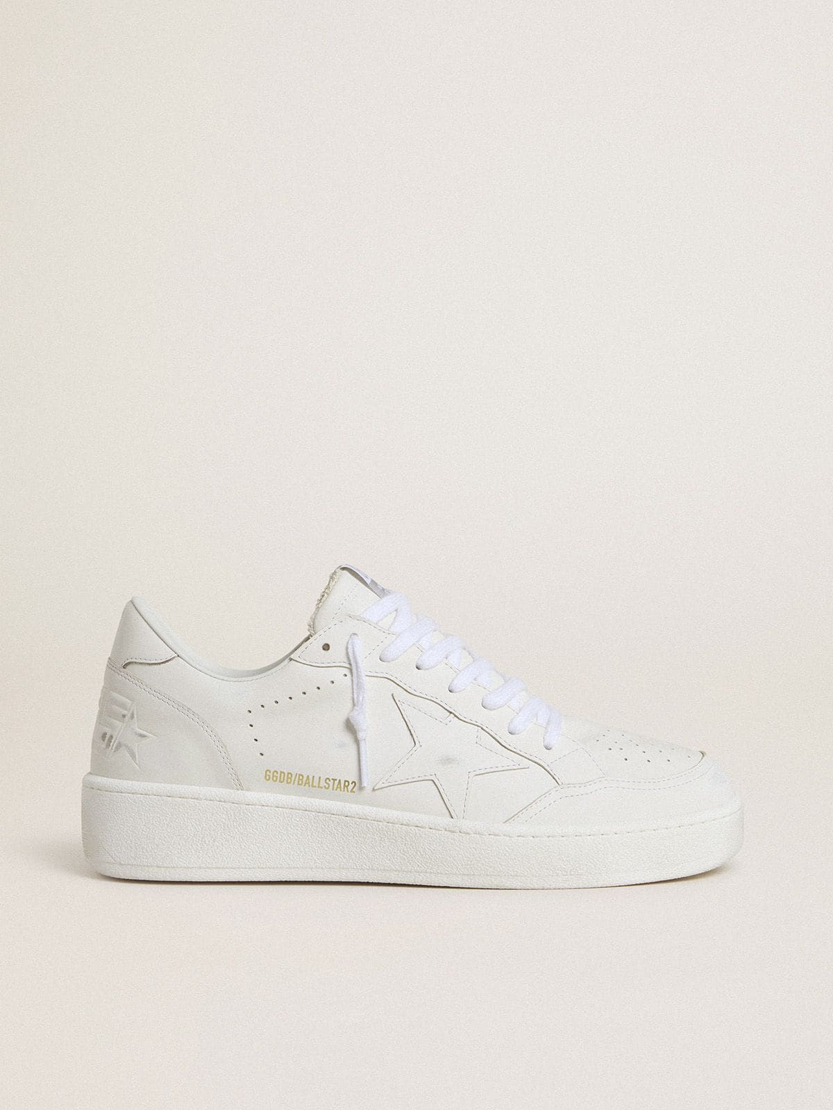 Golden Goose Women's Ball Star with white leather star and heel tab