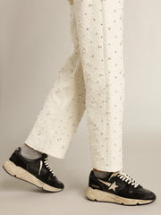 Golden Goose Women's Running Sole in black nappa and suede