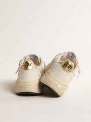 Golden Goose Women's Running Sole  in nappa with suede star and gold heel tab
