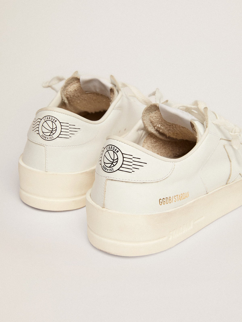 Golden Goose Women's Stardan sneakers in total white leather | Golden Goose
