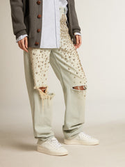 Golden Goose Women’s bio-based Stardan with white star and heel tab