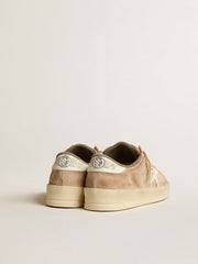 Golden Goose Women's Stardan in old rose suede with white leather star and heel tab
