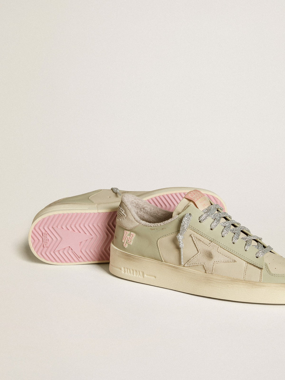 Golden Goose Stardan in nappa and leather with suede star and heel tab
