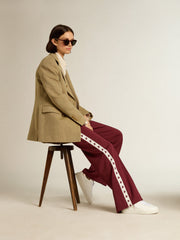 Golden Goose Women's bio-based Purestar with bronze metallic leather heel tab
