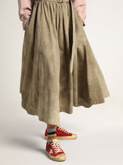 Golden Goose Women's V-Star  in dark red suede with silver star