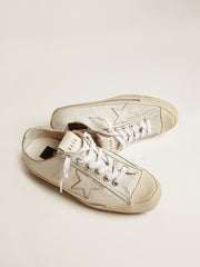 Golden Goose Women's V-Star in vintage effect leather