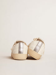 Golden Goose V-Star  in nappa with pony skin star and silver heel tab