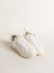 Golden Goose Women’s bio-based Starter with white star and heel tab