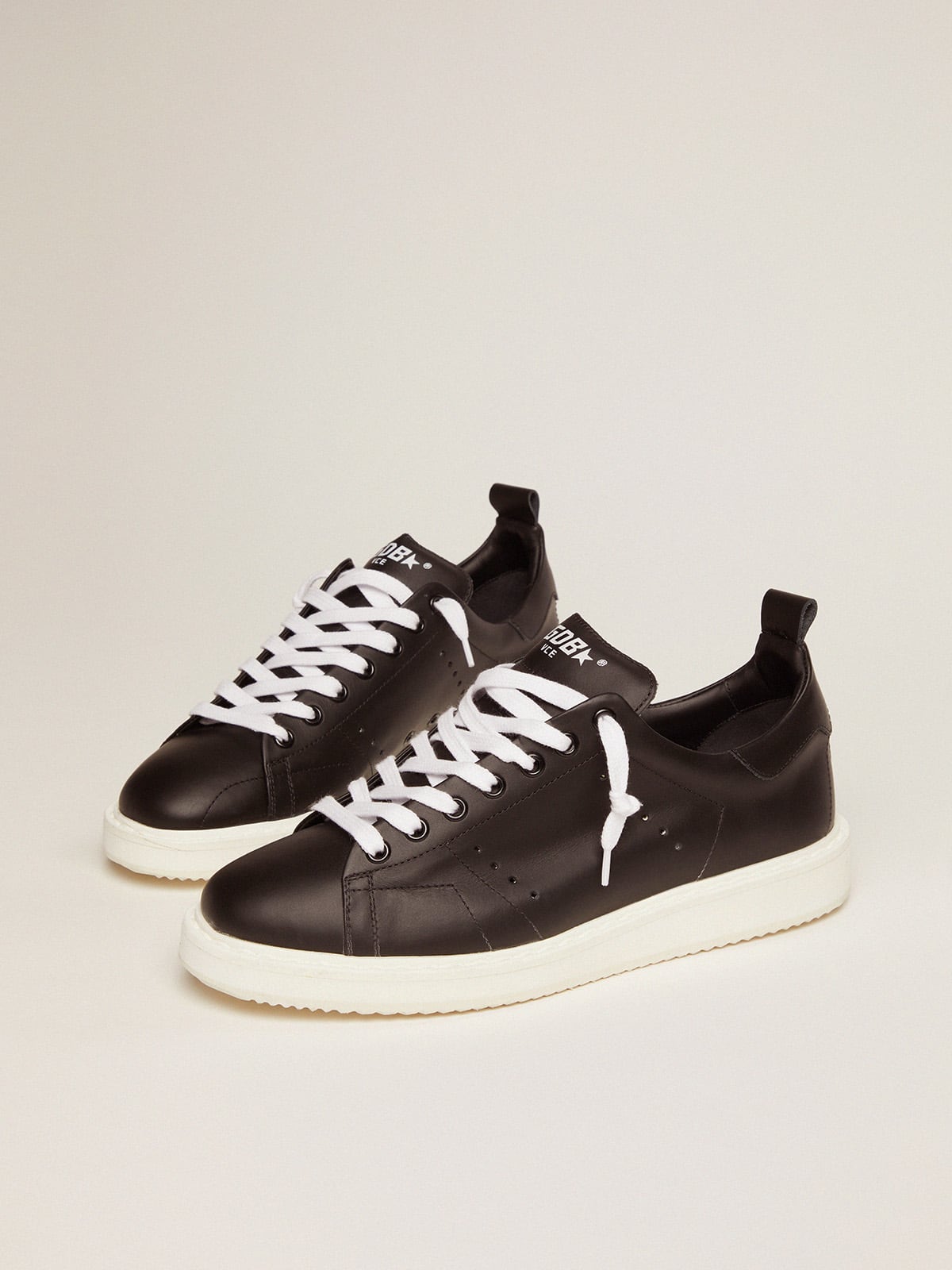 Golden Goose Starter sneakers in total black leather