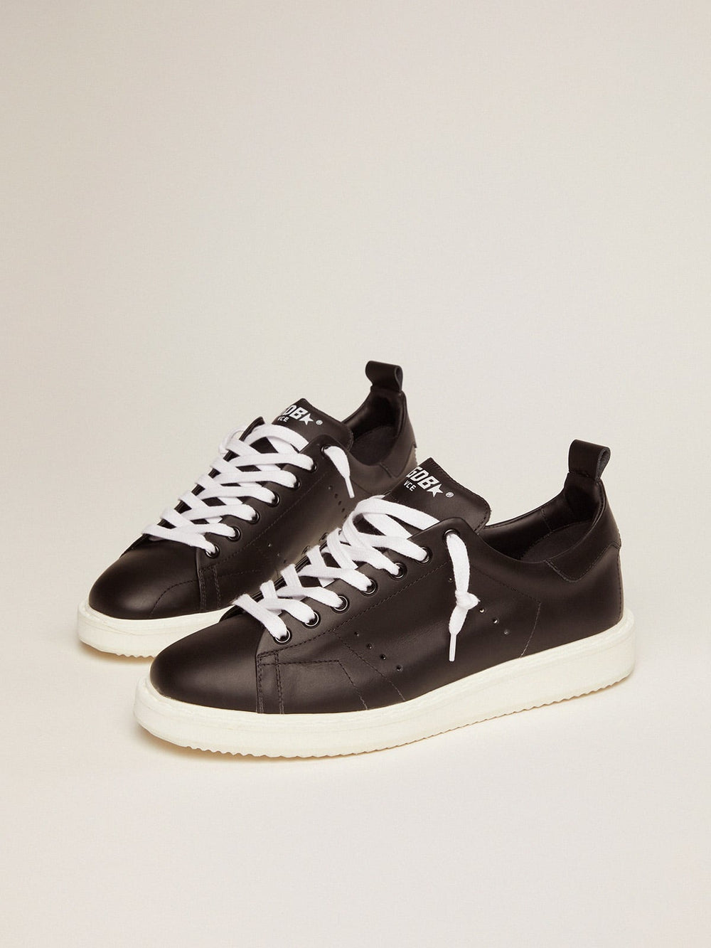 Golden Goose Starter sneakers in total black leather